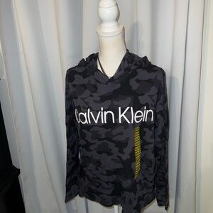 Calvin Klein Black Camo Hoodie